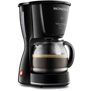 Cafeteira Elétrica Mondial Dolce Arome Black C-30-18X-FB 18 Cafés Preta